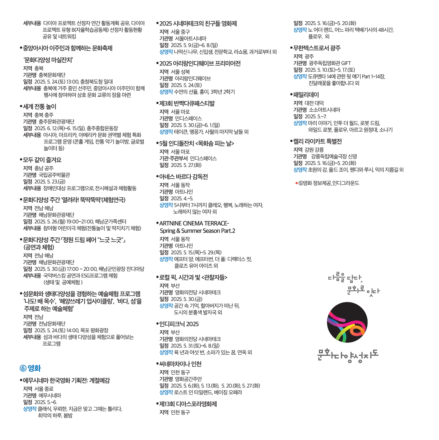 2025 문화다양성 지도